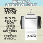 Principal Gift | Principal Day | Principal Appreciation | Principal Office | Principal Card | School Principal | School Gift | Office Decor