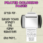 Free Prayer Coloring Pages for Kids for Sunday School