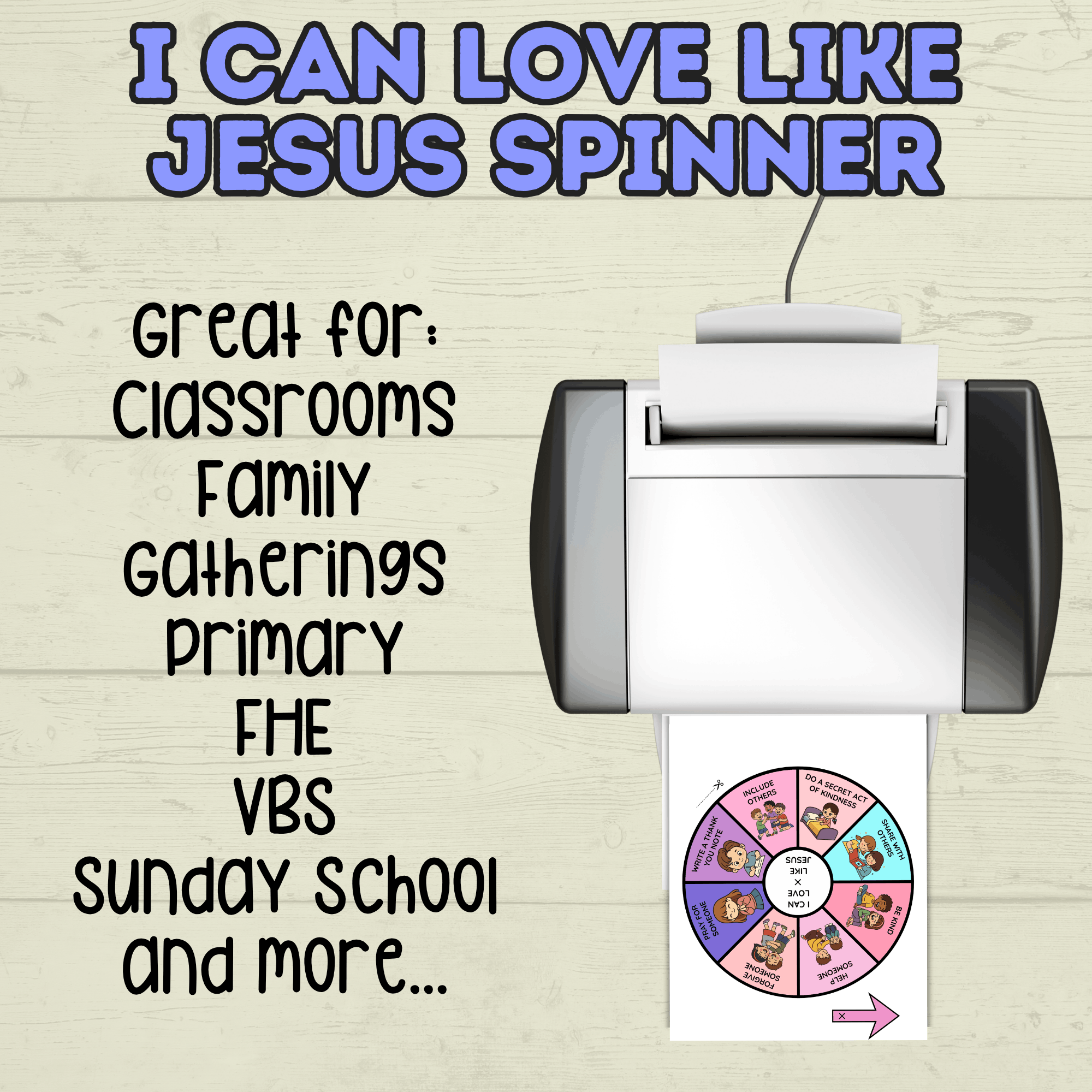 I  Can Love Like Jesus Craft, Valentine's Day Christian Craft, Sunday School Craft, Bible Craft, Bible Lesson