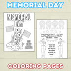 FREE Christian Memorial Day Coloring Pages for Kids and Family