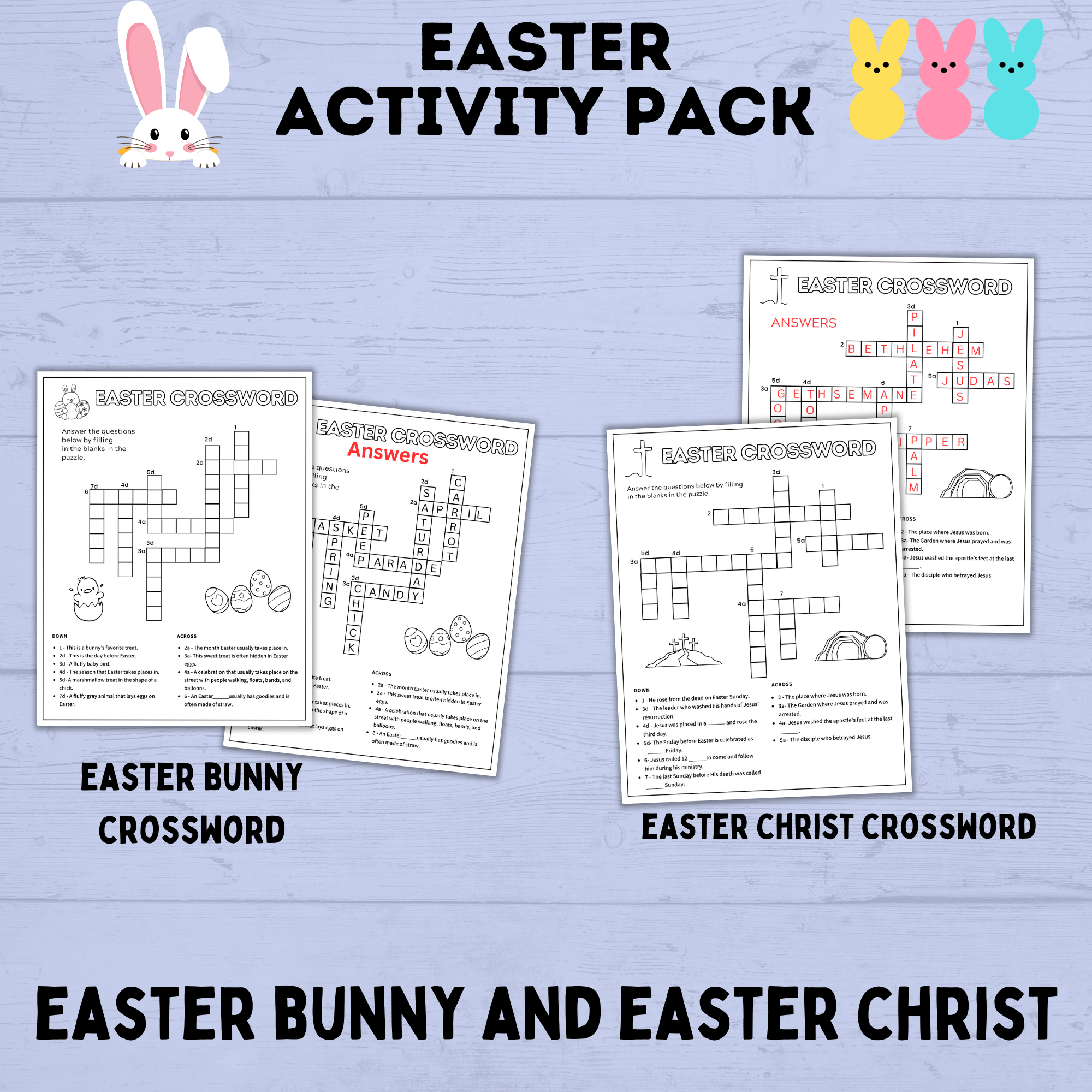 Easter Activity Pack for Kids | Easter Printables | Easter Activities | Easter Crafts | Easter fun pack for kids | Kids Activities | Kids