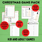 Christmas Games for Kids | Christmas Printables | Christmas Games for Adults | Christmas Games for the Family | Christmas Taboo | Games