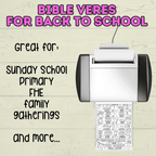 Back to School Bible Verses Coloring Page