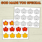 Hedgehog Craft, God Made Me Special, Sunday School Craft, Jesus Craft, Cut and Paste Craft, Easy Craft, Leaf Fall Craft, Christian Activity