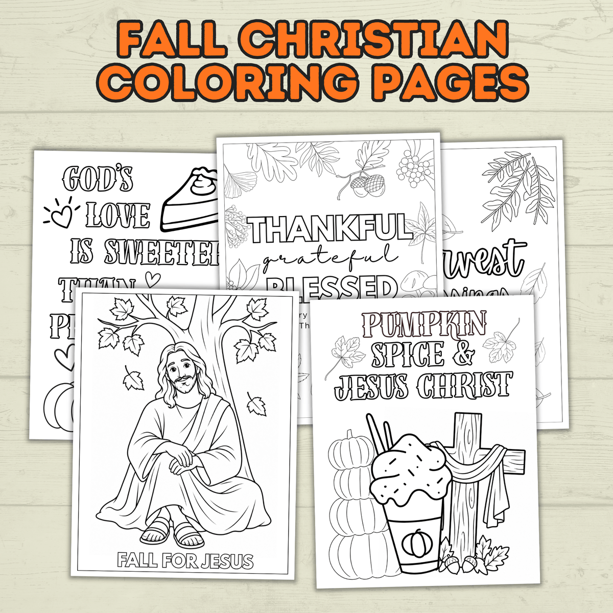 Free Christian Fall Coloring Pages for Kids and Families