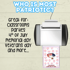Patriotic Games, Who is Most Patriotic, Kids Games, Adult games, USA games, America Games, Memorial day, 4th of July games, party games