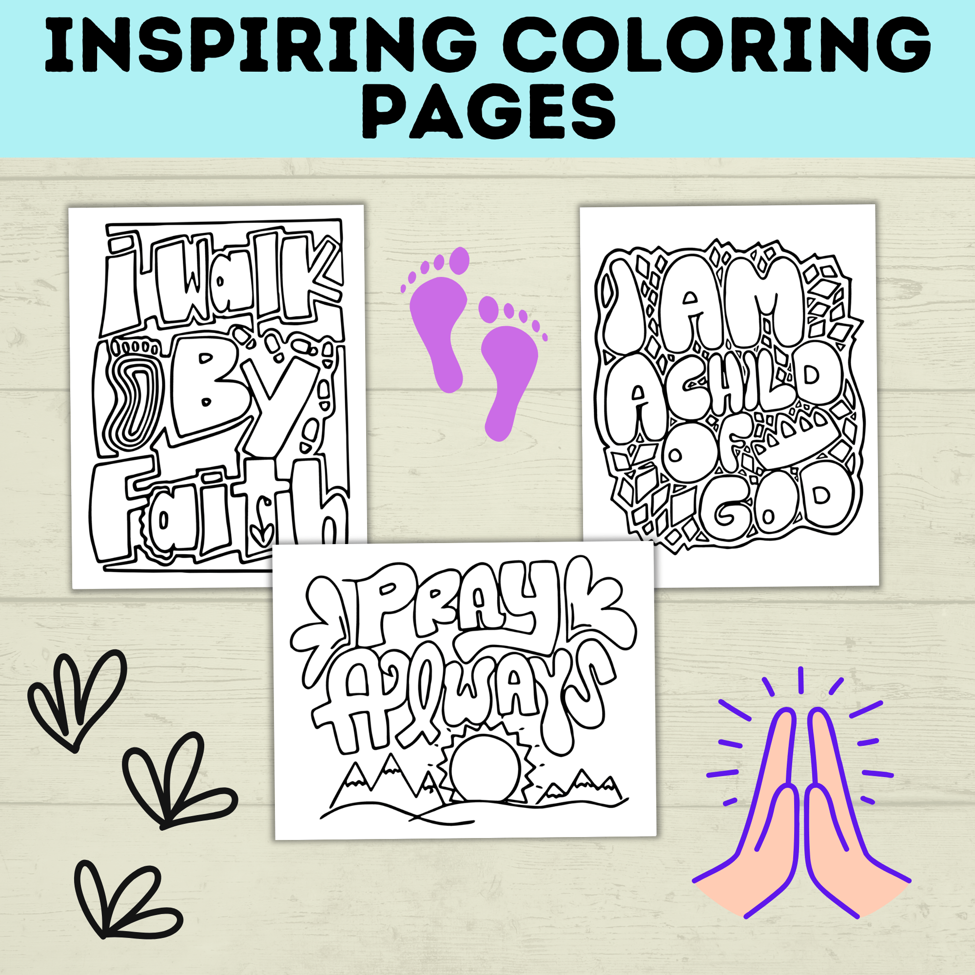 Inspirational Christ Coloring Pages