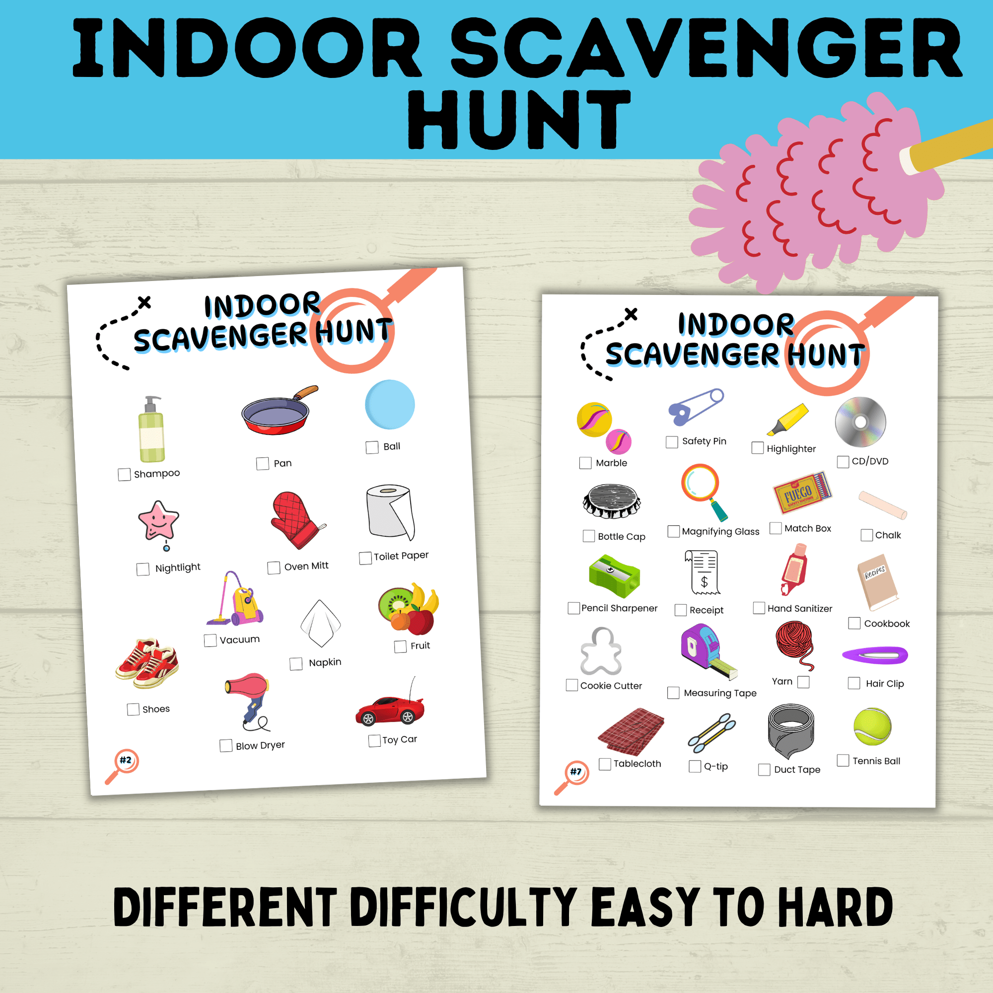Indoor Scavenger Hunt | Winter Activities | Indoor Kids Activities | House Scavenger Hunt | Toddler Scavenger Hunt | Toddler Activities
