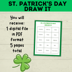 St. Patrick's Day Pictionary for Kids | Kids Games | Classroom Games