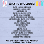 Easter Activity Pack for Kids | Easter Printables | Easter Activities | Easter Crafts | Easter fun pack for kids | Kids Activities | Kids