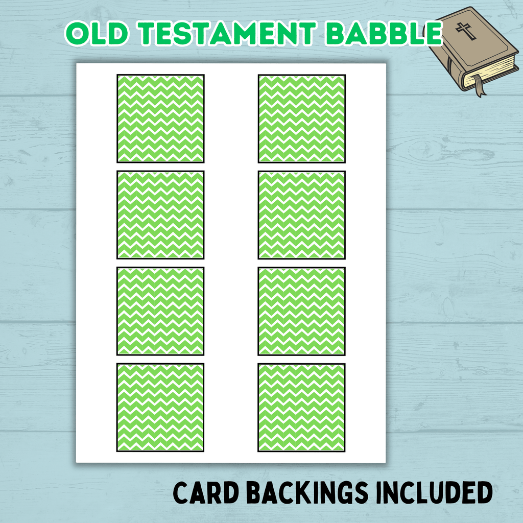 Old Testament Bible Church Game, Teen Youth Group Game, Come Follow Me, Sunday School Game, Christian, Bible Babble, Seminary, Icebreaker