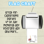 Patriotic Flag Craft for Kids, In God We Trust, USA Craft, American Flag Craft, Memorial Day Craft, 4th of July Craft, Veterans day Craft