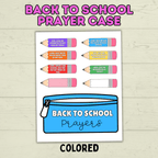 Back to School Prayers, Prayer Craft, Sunday School Craft, Back to School Crafts,  Cut and Paste Crafts, Christian Crafts, Bible Crafts