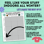 Winter Activities for Kids | Winter Scratch-Off Activities for Kids | Kid's Scratch-off | Kids Activities | Indoor Activities | Kids