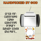 Handpicked by God, Apple Craft, Fall Craft, Fall Apple Craft,Fall Christian Craft, Sunday School Craft, Christian Activity,Fingerpaint Craft