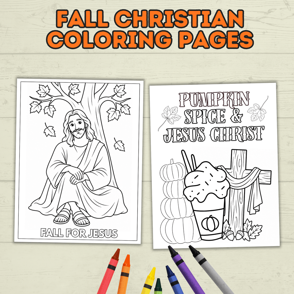 Free Christian Fall Coloring Pages for Kids and Families