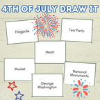 4th of July Games Adults and Kids, Draw it 4th of July, 4th of July Charades, Summer Games, Independence Games, Fourth of July Family Game