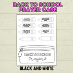 Back to School Prayers, Prayer Craft, Sunday School Craft, Back to School Crafts,  Cut and Paste Crafts, Christian Crafts, Bible Crafts