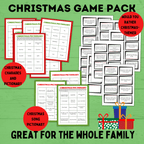 Christmas Games for Kids | Christmas Printables | Christmas Games for Adults | Christmas Games for the Family | Christmas Taboo | Games