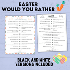 Easter Would You Rather for Kids | Easter Activities | Easter Printables | Easter for Kids | Kids Printables | Easter PDF download | Instant