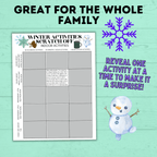 Winter Activities for Kids | Winter Scratch-Off Activities for Kids | Kid's Scratch-off | Kids Activities | Indoor Activities | Kids