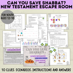 New Testament Escape Room for Youth | Youth Games | Classroom Games | Party Games | Digital Escape Room | Classroom Party | Family Games