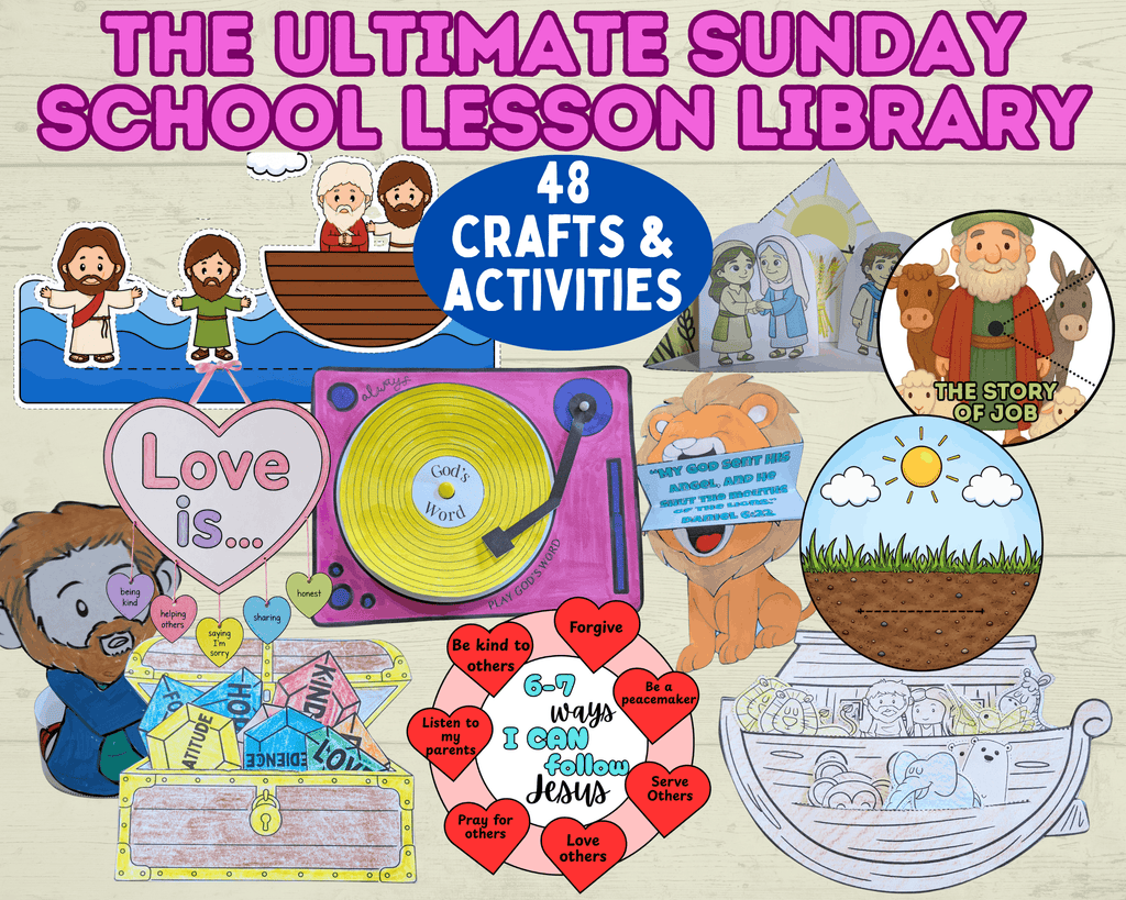 Ultimate Sunday School Lesson Library, Bible Lesson, Bible Crafts, Bible Activities, Sunday School Crafts, Kids Crafts, Holiday, Homeschool