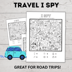 Travel I Spy for Kids | Kids I Spy | Travel Games | Kids Games | Plane Games | Road Trip Games | Paper Games | Toddler Games | I spy