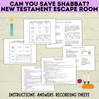 New Testament Escape Room for Youth | Youth Games | Classroom Games | Party Games | Digital Escape Room | Classroom Party | Family Games