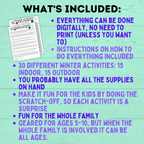 Winter Activities for Kids | Winter Scratch-Off Activities for Kids | Kid's Scratch-off | Kids Activities | Indoor Activities | Kids