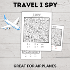 Travel I Spy for Kids | Kids I Spy | Travel Games | Kids Games | Plane Games | Road Trip Games | Paper Games | Toddler Games | I spy