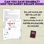 New Testament Escape Room for Youth | Youth Games | Classroom Games | Party Games | Digital Escape Room | Classroom Party | Family Games