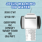 Jesus Walks on Water Craft, Bible Lesson Craft, Sunday School Craft, Kids Church Craft, Bible Story Activity, Cut and Paste, Homeschool