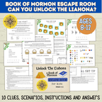 Book of Mormon Escape Room for kids ages 8-12 | Book of Mormon Game