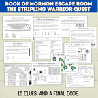 Book of Mormon Escape Room for Youth | Book of Mormon Games | Kids Escape Room | Youth Escape Room | Book of Mormon Activities | Digital
