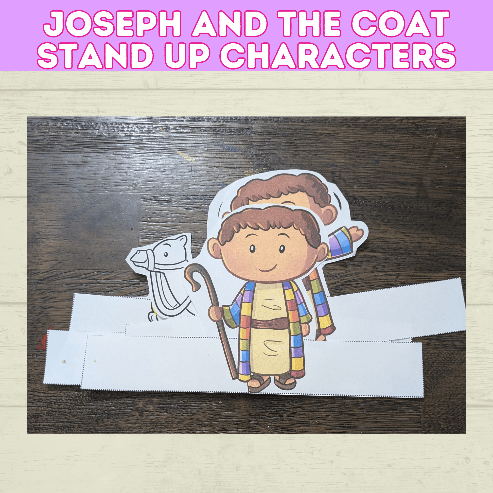 Joseph Bible Story Craft for Kids, Sunday School, Kids Ministry, Toddler, Old Testament