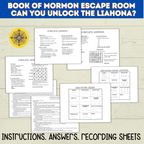 Book of Mormon Escape Room for kids ages 8-12 | Book of Mormon Game