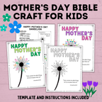 Mother's Day Craft for Kids | Bible Craft | Mother's Day Bible Craft for Kids | Kids Crafts | Toddler Crafts | Kids Printables | Mother's