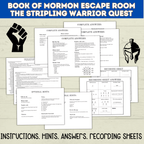 Book of Mormon Escape Room for Youth | Book of Mormon Games | Kids Escape Room | Youth Escape Room | Book of Mormon Activities | Digital