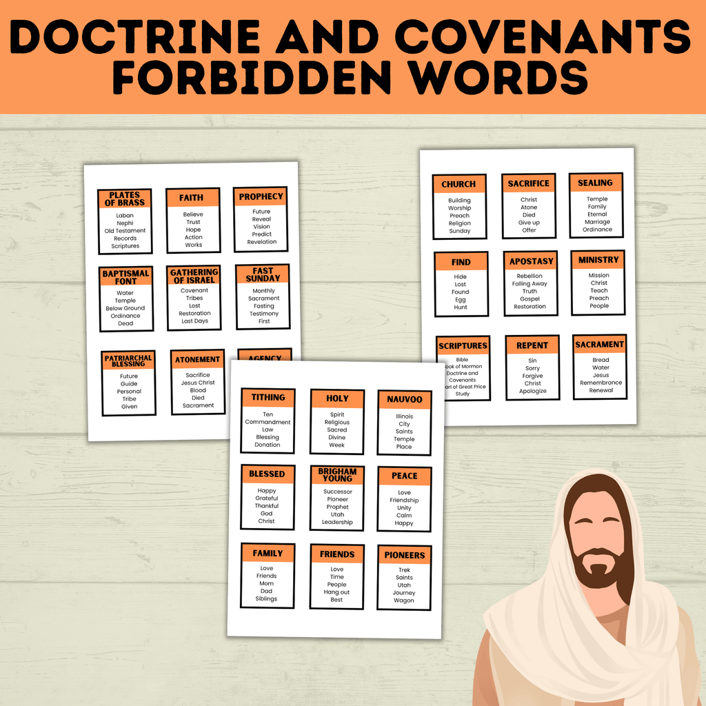 Doctrine And Covenants Games for Kids | Kid's Games | Adult Games | Church Games | D&C games and Activities | Doctrine and Covenants Lesson