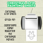 Christmas Q-tip Painting Printable | Christmas Craft for Kids and Toddlers