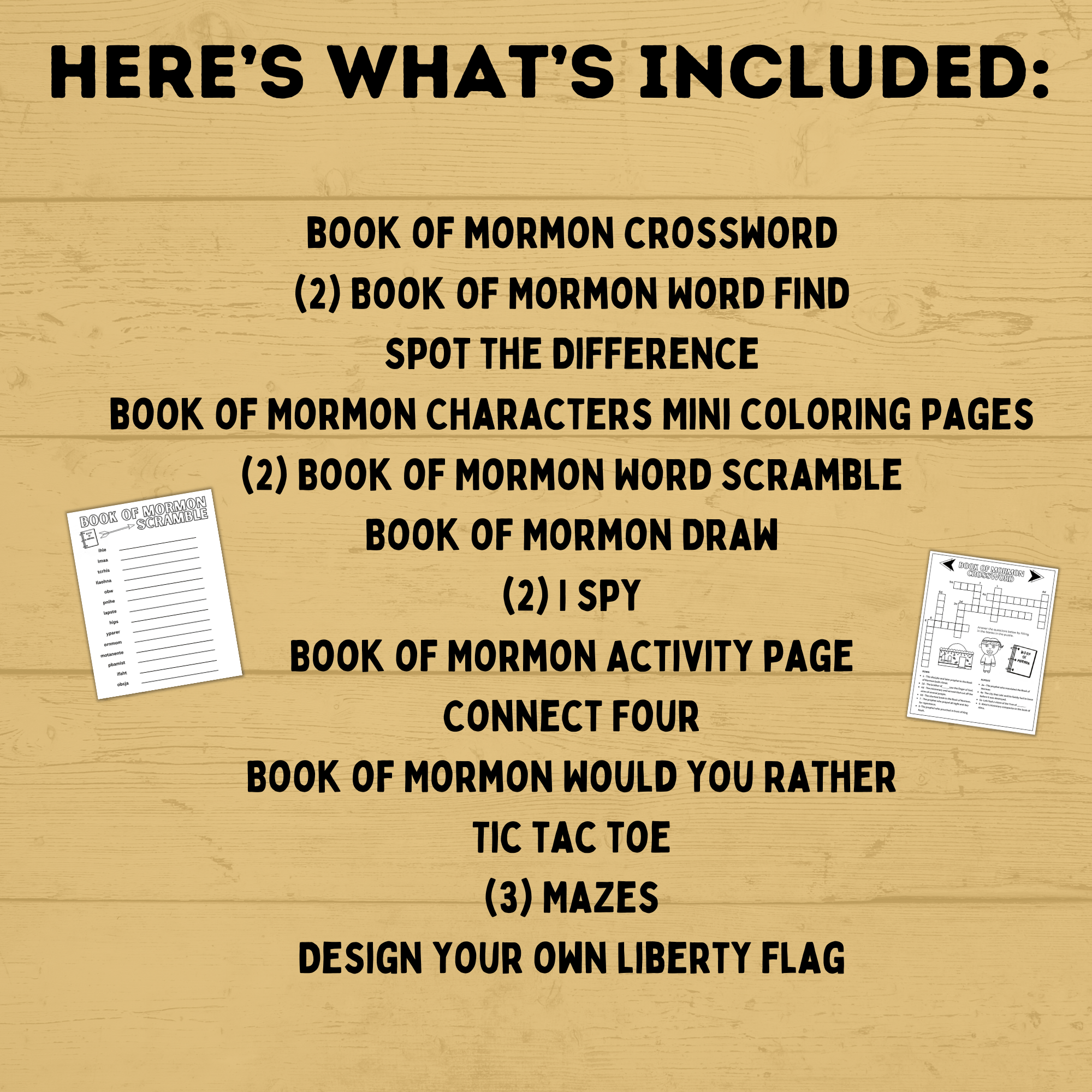 Book of Mormon Activity Pack for Kids | Book of Mormon Crafts | Book of Mormon Lesson | Book of Mormon Family Home Evening | BOM printables