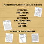 Book of Mormon Activity Pack for Kids | Book of Mormon Crafts | Book of Mormon Lesson | Book of Mormon Family Home Evening | BOM printables