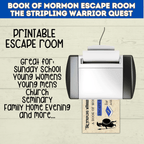 Book of Mormon Escape Room for Youth | Book of Mormon Games | Kids Escape Room | Youth Escape Room | Book of Mormon Activities | Digital
