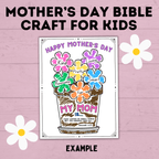 Mother's Day Craft for Kids | Bible Craft | Mother's Day Bible Craft for Kids | Kids Crafts | Toddler Crafts | Kids Printables | Mother's