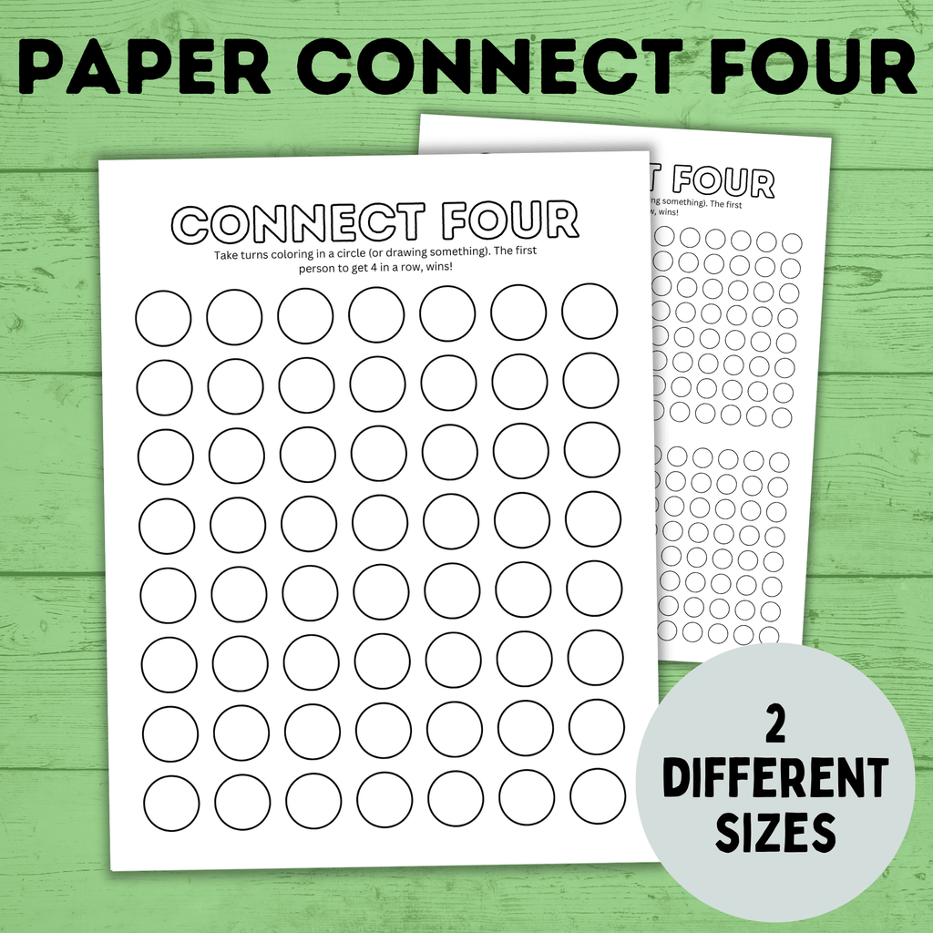 Connect Four Game | Kids Games | Paper Connect Four | Pen and Pencil Games | Travel Games | Paper Games | Party Games | Classroom Games