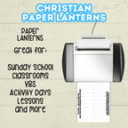 DIY Christian Paper Lantern, Sunday School Jesus Crafts, Let Your Light Shine