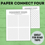 Connect Four Game | Kids Games | Paper Connect Four | Pen and Pencil Games | Travel Games | Paper Games | Party Games | Classroom Games