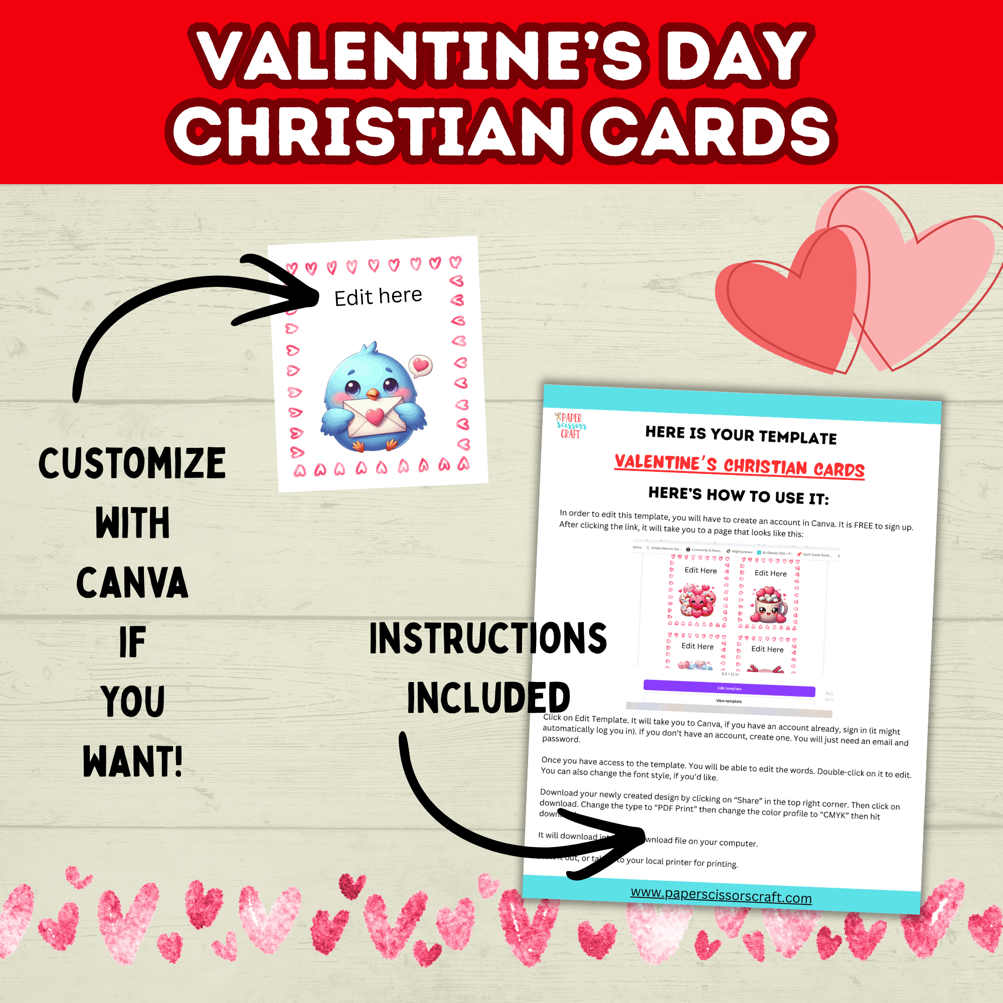 Christian Valentine's Cards for Kids, Classroom Valentines Party, Scripture Cards Printable