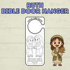 Ruth and Naomi Door Hanger, Bible story, Bible Craft,Sunday School Craft, Ruth